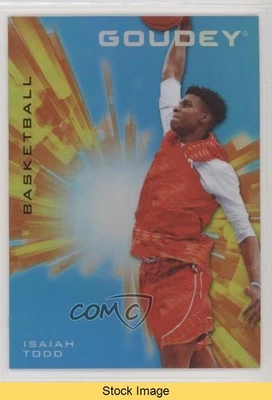 2021 Goodwin Champions Goudey Blue Platinum Isaiah Todd #G32 Rookie RC READ - Image 1 of 3
