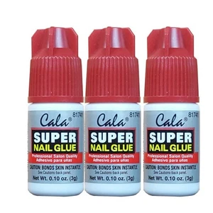3 Bottiglie Super Colla Unghie Professionale Salone Qualità,Unghie Rapide e Forte - Foto 1 di 4