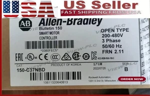 New Allen Bradley 150-C37NBD Smart Motor Controller AB 150 C37NBD US Free Tax - Picture 1 of 1