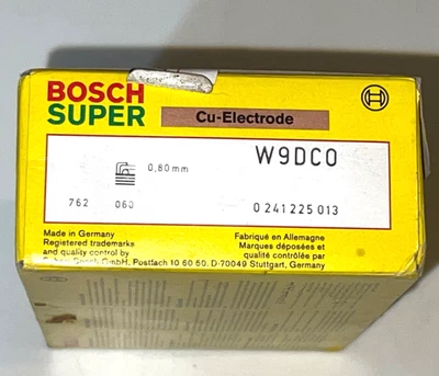 (10) NOS BOX BOSCH VINTAGE SPARK PLUGS # W9DCO / W 9 DC 0 Mercedes # 0031591003 - Image 1 of 4