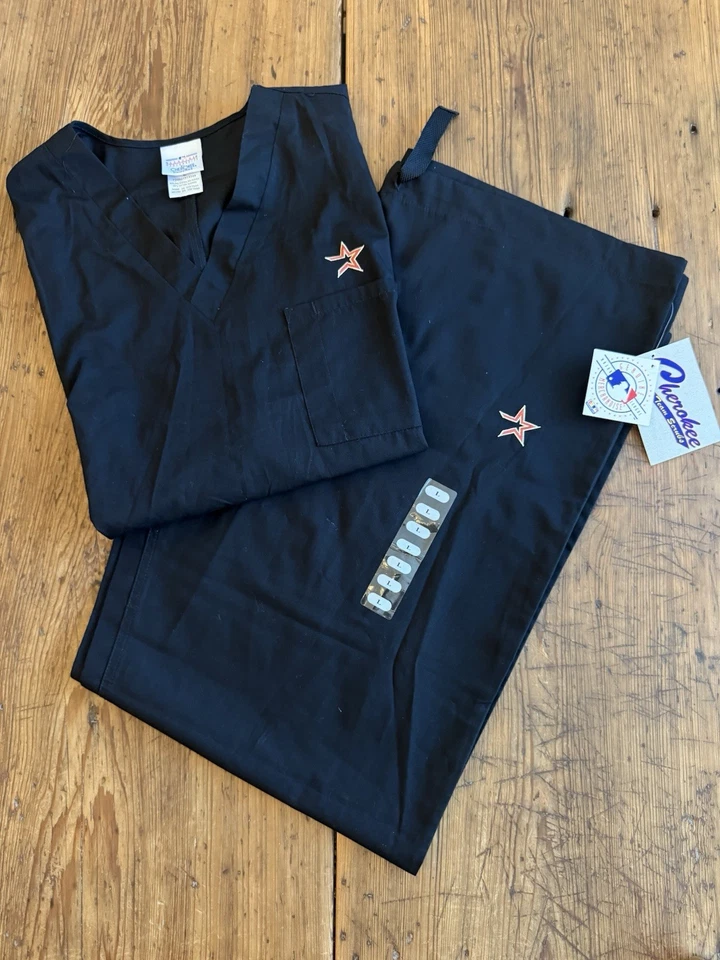 Nuevo con etiquetas Juego Exfoliante Cherokee Vintage MLB Houston Astros Negro Talla Grande Y2K Foto 1 de 4