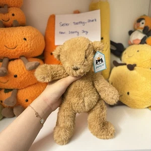Jellycat Small Benjamin Bear BNWT - Retired Very Rare - Maple Brown Soft Fur - Picture 1 of 4