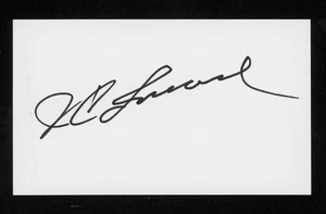 J. C. Snead DECEASED PGA Golfer Signed 3x5 Index Card E28413 - Picture 1 of 1