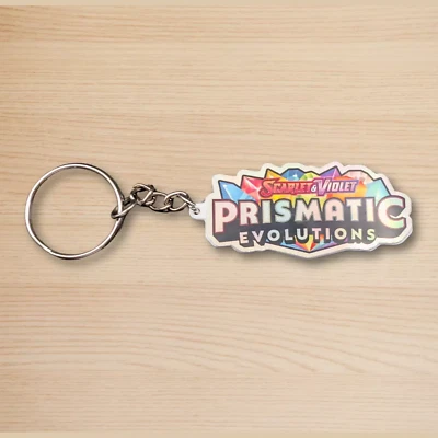 RARE ZONE Pokemon Juego de Cartas Coleccionables Escarlata y Violeta Evolución Prismática Carpeta Holográfica Etiqueta Llavero