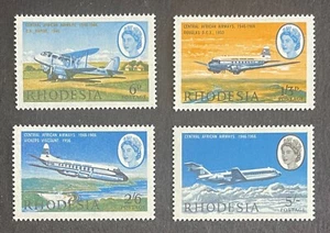 Rhodesia 241-244 Central African Airways 20th Anniv unused set of four 1966 - Picture 1 of 21