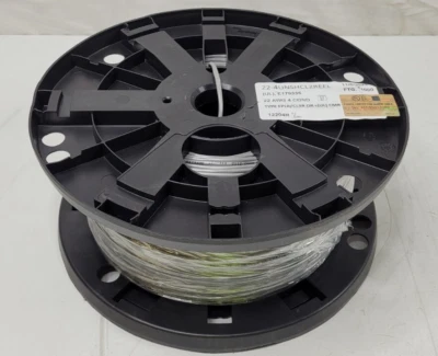 Cable de alarma/seguridad elevador trenzado gris 1000 pies Advanced Digital 12204R 22/4C Foto 1 de 4