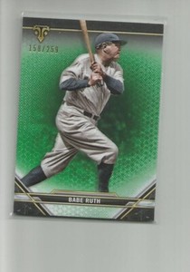 2021 Topps Triple Threads Emerald #75 Babe Ruth   158/259