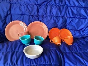 Genuine Fiesta HLC USA IMPERFECT Mixed lot of 10 Pieces Mixed Colors - Picture 1 of 15