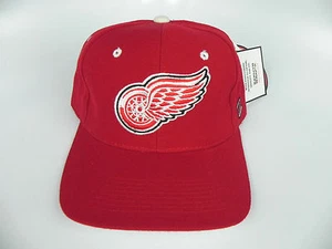 DETROIT RED WINGS RED NHL ZEPHYR SHOOTOUT VINTAGE FITTED SIZED Z CAP HAT NWT! - Picture 1 of 31