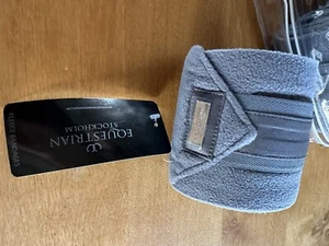 Equestrian Stockholm Gunmetal Grey Bandages new - Picture 1 of 3