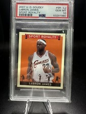 2007 UPPER DECK GOUDEY SPORT ROYALTY LeBRON JAMES CAVALIERS PSA 10