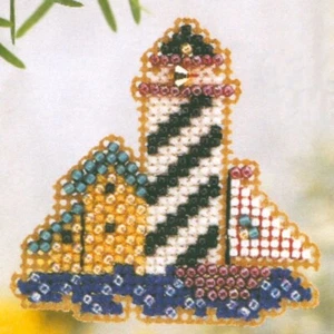 Guiding Light Beaded Cross Stitch Kit Mill Hill 2001 Spring Bouquet - Picture 1 of 3
