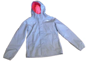 North Face Girl's Filles Jacket Gray USA Size Large 14/16 Gray with Pink Lining - Picture 1 of 20