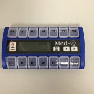 Med-Q Portapillole Digitale con Allarmi - Organizzatore di Pillole con Luci Lampeggianti e Be... - Foto 1 di 6