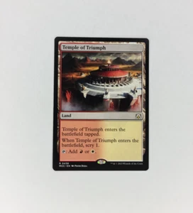 MTG Temple of Triumph March of the Machine Commander 0438 Regular Rare - Picture 1 of 1