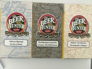 The Beer Hunter by Michael Jackson Discovery Channel 1989 3 VHS set - Picture 1 of 3