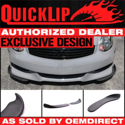 For Mazda Rx 7 Type 4 Front Bumper Quick Lip Splitter 2Pc 18X6.5 Inch Foto 1 de 4