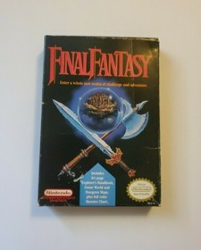 Final Fantasy (Nintendo NES, 1990) CIB Complete NO MAP GOOD SHAPE Authentic Game