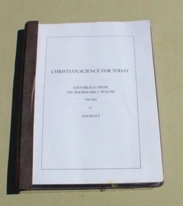Christian Science For Today in Folder by Ann Beals - Foto 1 di 5