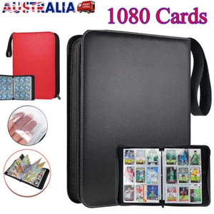 1080 Pockets For Pokemon Card Folder Trading Cards Album Portfolio Pocket Binder - Picture 1 of 8