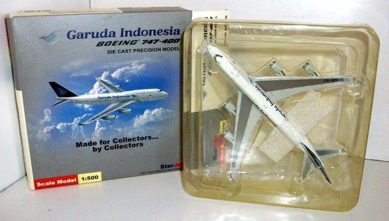 Schuco 1/500 Scale SJGIA009 Boeing 747-400 Garuda Indonesia PK-GSI - Photo 1/1