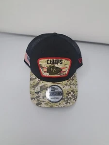 *NWT* KANSAS CITY CHIEFS New Era 9FORTY "Salute to Service" (2021) Snapback Hat. - Picture 1 of 8