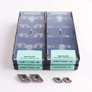 DCMT070204-LM DCMT11T304-LM DCMT070208-LM CNC Carbide Indexable Turning Inserts - Picture 1 of 8