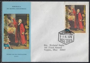 Equatorial Guinea Unlisted FDC - Patrick Henry - Picture 1 of 1
