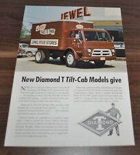 1957 Diamond T Truck Ad Tilt-Cab Jewel Food Stories