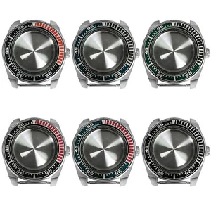 43mm Steel Watch Case Black Inner Shadow Sapphire 10ATM for NH35/NH36 Movement - Picture 1 of 18