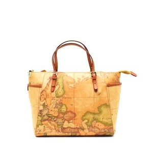 Alviero Martini 1. Klasse Handtasche Medium Geo Map - Bild 1 von 5