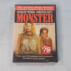 Monster DVD Movie Charlize Theron Christina Ricci! Aileen Wuornos Serial Killer! - Picture 1 of 2