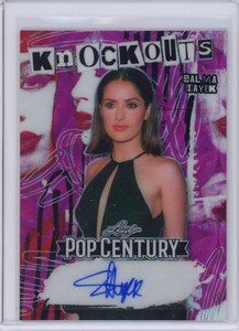 2023 LEAF POP CENTURY SALMA HAYEK #K-SH1 KNOCKOUTS PINK SCOPE AUTO ONE OF ONE
