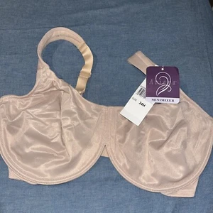 Aviana 2460 Minimizer Underwire Bra Beige Size 34 H NEW - Picture 1 of 2