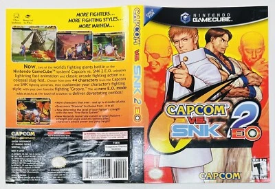 Capcom vs SNK 2: EO Nintendo GAMECUBE ARTWORK Only NO GAME! FREE SHIPPING! - Image 1 of 3