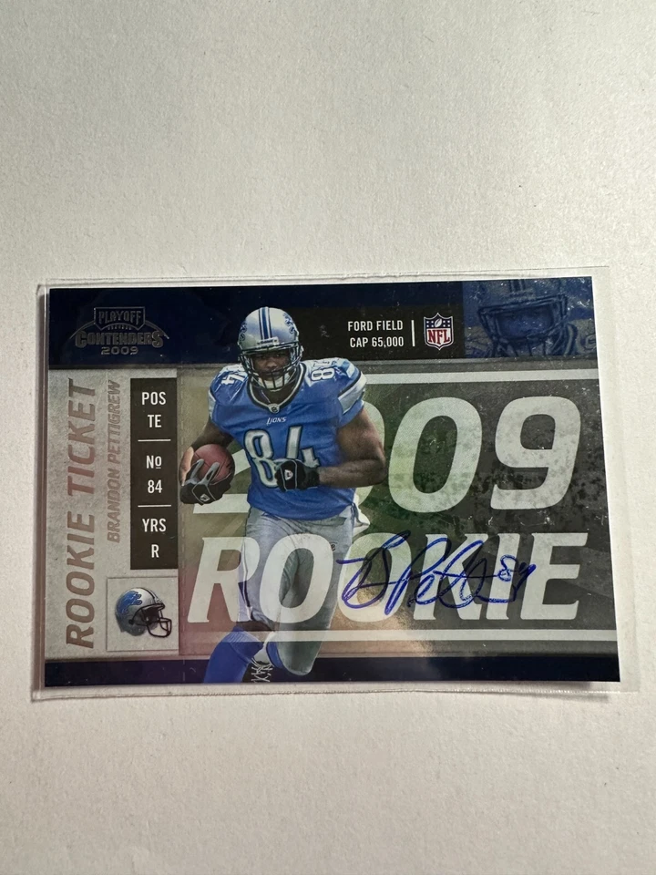 K131,182 - 2009 Playoff Contenders #111 Brandon Pettigrew Auto RC - Image 1 of 1