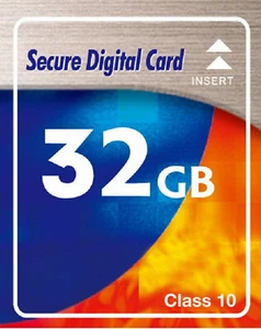 Memory Card 32 GB Class 10 HighSpeed SDHC for Camera Nikon D3200 + Nikon D5100 - Picture 1 of 2