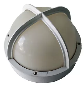 Round Wall Lamp White Aluminium - Picture 1 of 1