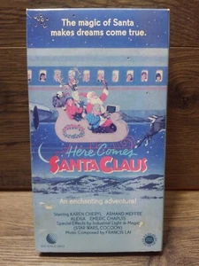 Here Comes SANTA CLAUS An Enchanting Adventure 1985 VHS Elves, Reindeer & A Ogre - Imagen 1 de 4