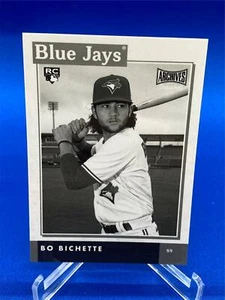BO BICHETTE 2020 Topps Archives INSTANTÁNEAS blanco y negro paralelo BLUE ARRENDAJOS A RADIOCONTROL - Imagen 1 de 1
