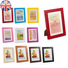 Photo Frames Coloured Wooden 4X6 5X7 6X8 Classic Elegant DIY Poster Picture