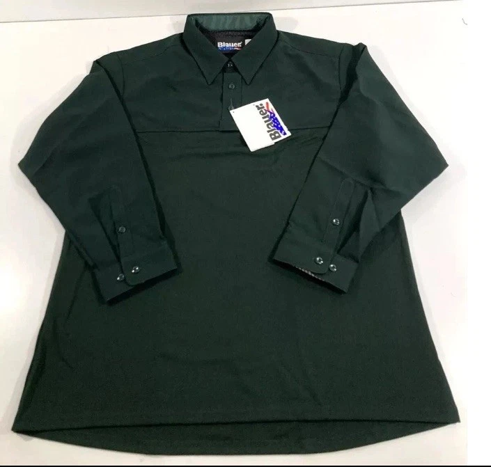 BLAUER 8371 SIZE MEDIUM SLEEVE 31 ARMORSKIN BASE UNIFORM SHIRT L/S MENS SPRUCE - Image 1 of 1