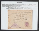 1901 Cover Boer War Zastron Sth Africa To Ceylon Diyatalawa POW Camp V Maldridge
