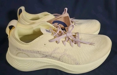 Asics Nimbus Mirai Running Shoes Huddle Yellow Beige Men Size 13 New No Box - Image 1 of 4
