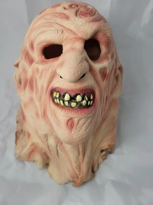 Freddy Krueger Mask A Nightmare on Elm Street Halloween Mask New Line Production - Image 1 of 4