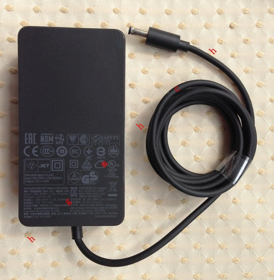 New Original Microsoft 1627 12V 4A 48W Adapter for Surface Pro 3 Docking Station - Image 1 of 4