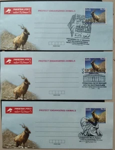 Pakistan Palestine Protect Endangered Animals Envelope 2023-ZZIAA - Picture 1 of 4