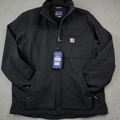 Carhartt Super Dux Jacket MENS XL TALL BLACK Relaxed Fit Rain Defender FLEX NWT - Image 1 of 4
