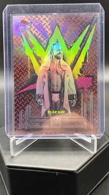 2025 Topps Finest WWE - Common Tyler Bate, Tyler Bate #26 Red Refractor /10 - Image 1 of 3
