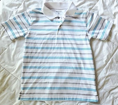Camisa Polo George Cuello Botón Manga Corta Talla Niño Talla Mediana 8 Foto 1 de 4